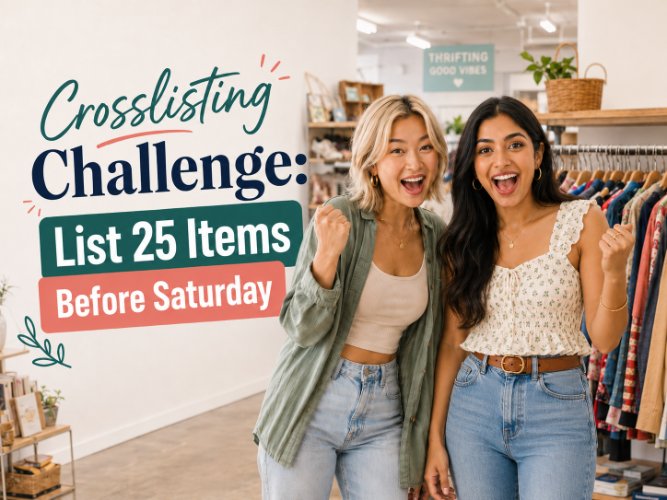 Crosslisting Challenge: List 25 Items Before Saturday