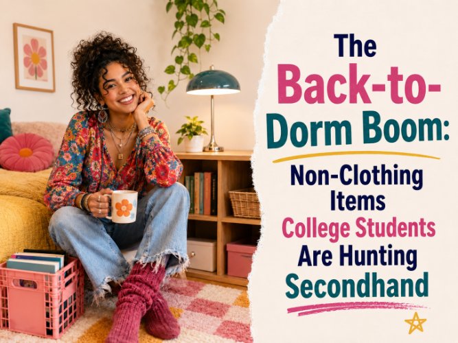 The Back-to-Dorm Boom: Secondhand Dorm Essentials