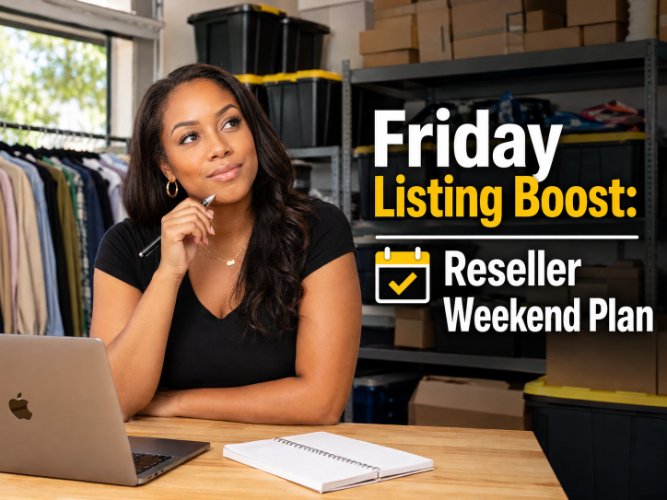 Friday Listing Boost: Reseller Weekend Plan