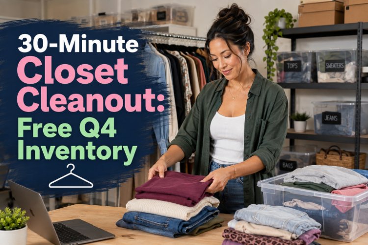 30-Minute Closet Cleanout: Free Q4 Inventory