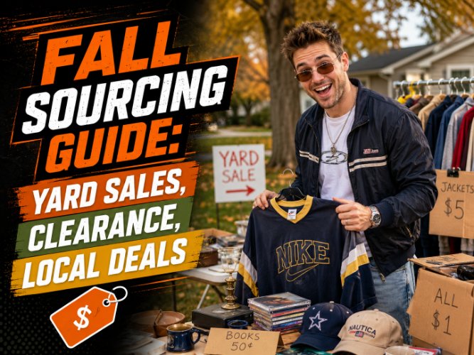 Fall Sourcing Guide: Yard Sales, Clearance, Local Deals